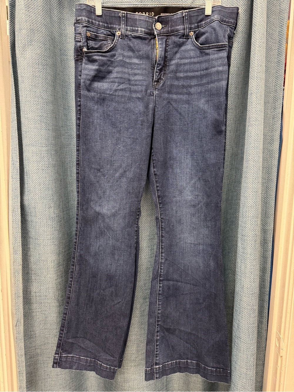 torrid Dark Blue bombshell Flared Jeans